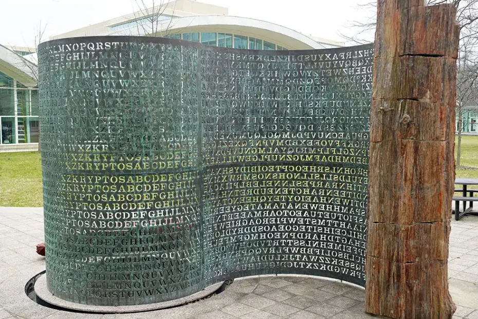 kryptos sculpture